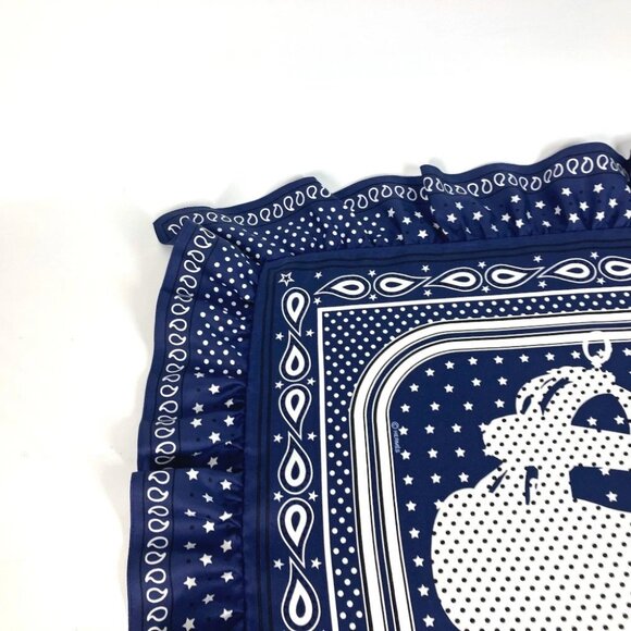 HERMES Carre70 Frill BRIDES DE GALA A POIS Dot polka dots Scarf Unused - Picture 12 of 12